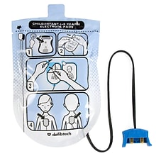 Defibtech Defibrillator Pads for Lifeline AED & Lifeline AUTO, Pediatric, 1 Pair (0710-0137)