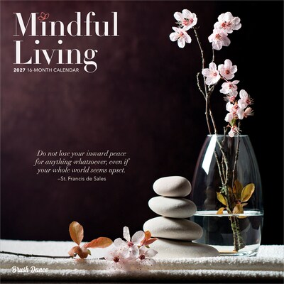 2027 BrownTrout Mindful Living 12 x 12 Monthly Wall Calendar (9798330713998)
