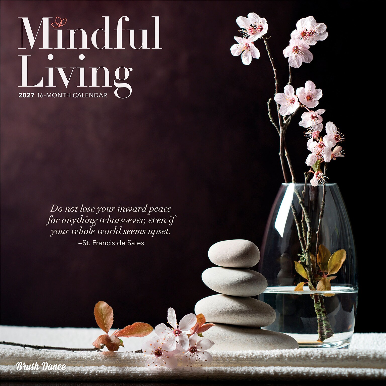 2027 BrownTrout Mindful Living 12 x 12 Monthly Wall Calendar (9798330713998)