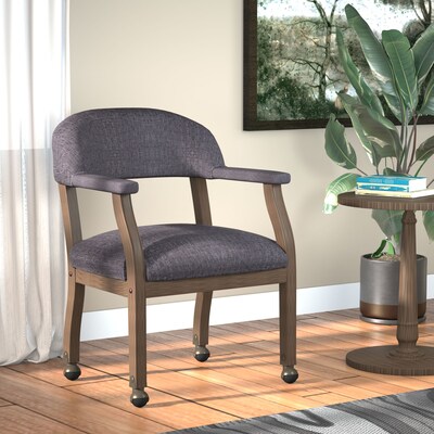 Boss Captain's Guest Chair in Slate Gray Linen (B9545DW-SG)