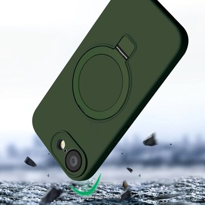 SaharaCase Venture Series Silicone Phone Case for iPhone 16e, Shock Absorbing, Cactus Green (CP00811)