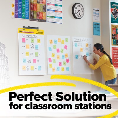 Post-it Super Sticky Wall Easel Pad, 25" x 30", 20 Sheets/Pad, 3 Pads/Pack (559 VAD20 3PK)