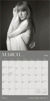 2026 BrownTrout Taylor Swift 12" x 12" Monthly Wall Calendar (9798330707713)