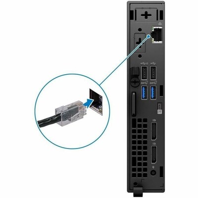 Dell OptiPlex 3000 Desktop Computer, Pentium Silver N6005, 8GB RAM, 64GB eMMC, ThinOS 10 (PYTNC)