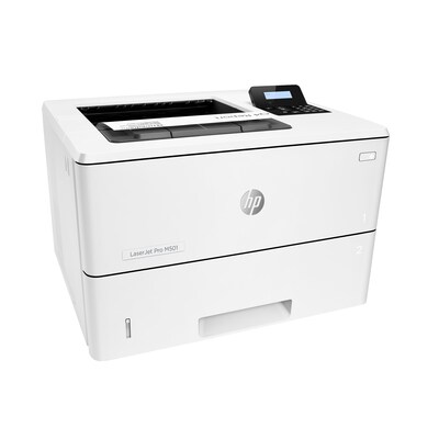 HP LaserJet Pro M501dn Black & White Print Only Laser Printer (J8H61A#BGJ) with 550-Sheet Paper Tray 3 (F2A72A)