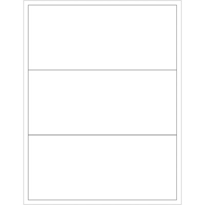 Tape Logic Laser Labels, Rectangle, 8 x 3 1/2, White, 300/Case (LL134)