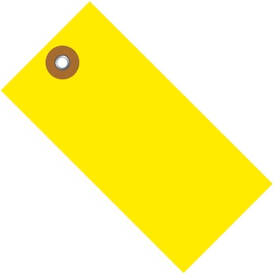 Tyvek Shipping Tag, 4 3/4 x 2 3/8, Yellow, 100/Carton (G14051B)