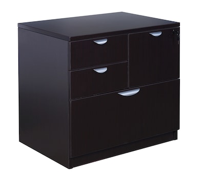 Boss Office Products Combo Lateral File, Mocha (N114-MOC)