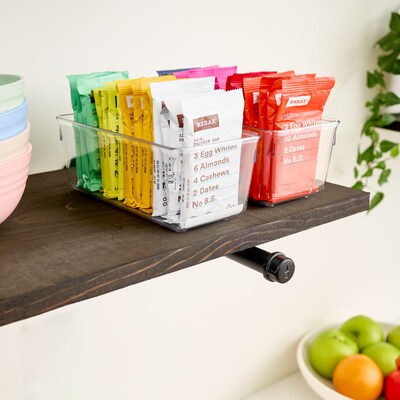 iDesign Linus Plastic Drawer Organizer, Clear, 2/Set (52830M2)