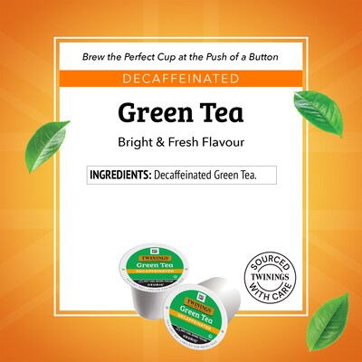 Twinings Decaf Green Tea, Keurig® K-Cup® Pods, 24/Box (TNA90557)