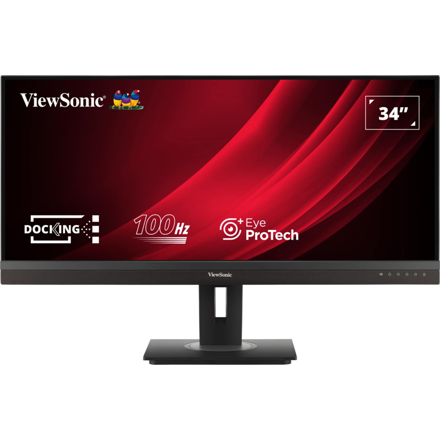 ViewSonic Ultrawide QHD 34 LCD 100 Hz LCD Docking Monitor, Black (VG3456A)