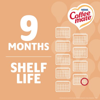 NESTLE COFFEE MATE Coffee Creamer Vanilla Caramel Flavor, Liquid Creamer Singles, 0.375 fl oz, 50 Count.