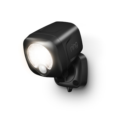 Ring Smart Lighting Spotlight Wireless Outdoor Motion-Sensor Security Light, Black (B07KXBWWTN)