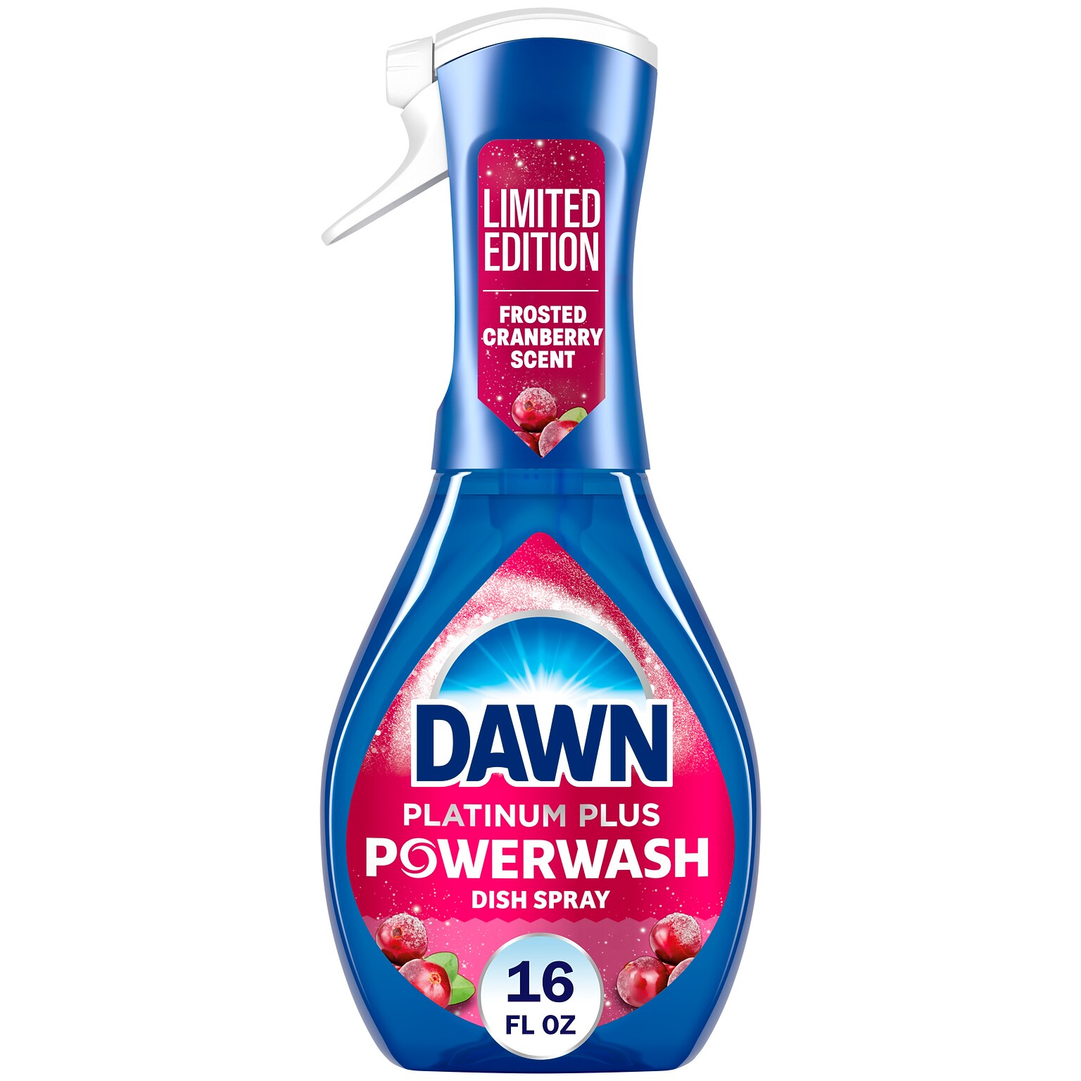 Dawn Powerwash Liquid Dish Soap Spray, Frosted Cranberry, 16 fl oz. (15940)