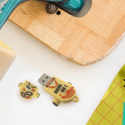 Centon 32GB USB 3.2 Type A Flash Drive, Yellow (C1-U3CS04-32G)