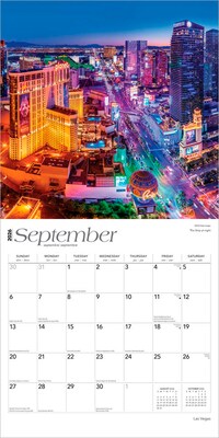 2026 BrownTrout Las Vegas 12" x 12" Monthly Wall Calendar (9798330704347)