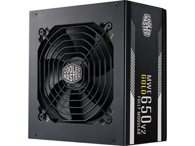 Cooler Master MWE Gold V2 Full Modular 650W ATX 12V Ver. 2.41 80 PLUS Gold Internal Power Supply, Bl