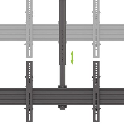 Kanto MB Series Multi-Screen Ceiling Mount TV Mount, 264 (lbs.) Max. (MBC411T)