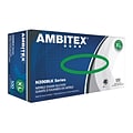 Ambitex N200BLK Series Powder Free Black Nitrile Gloves, XL, 100/Box (NXL200BLK)