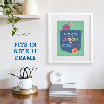 Carson Dellosa Crafty and Cool 8.5" x 11" Motivational Mini Posters, 12/Pack (106081)