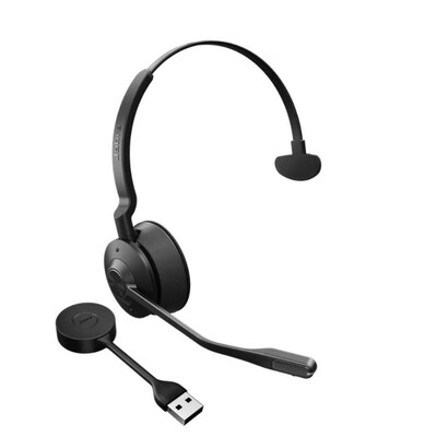 Jabra Engage 55 SE Wireless Monoaural USB-C Headset, UC Certified, Black (9653-410-125)