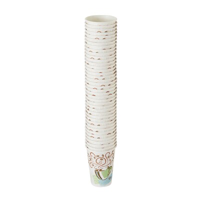 Dixie PerfecTouch Insulated Paper Hot Cups, 12 oz., Coffee Haze, 1000/Carton (5342CD)