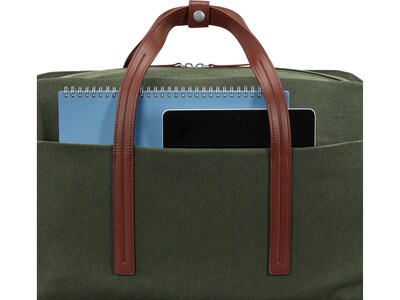 Samsonite Virtuosa 11.5" Polyester Telescoping Weekender Duffel with Wheels, Pine Green (149198-1693)