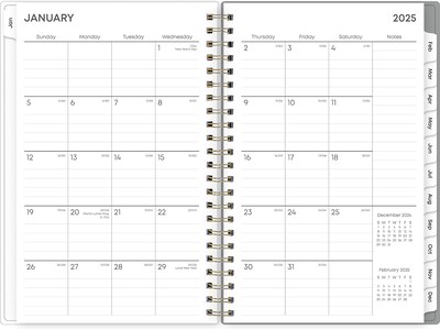 2025 Blue Sky Sophie 5" x 8" Weekly & Monthly Planner, Plastic Cover, Multicolor (140088-25)