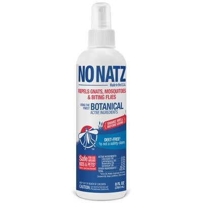 No Natz Natural DEET-Free Insect Repellent Spray for Gnats, Fresh Scent, 8oz (9175A95-8Z12)