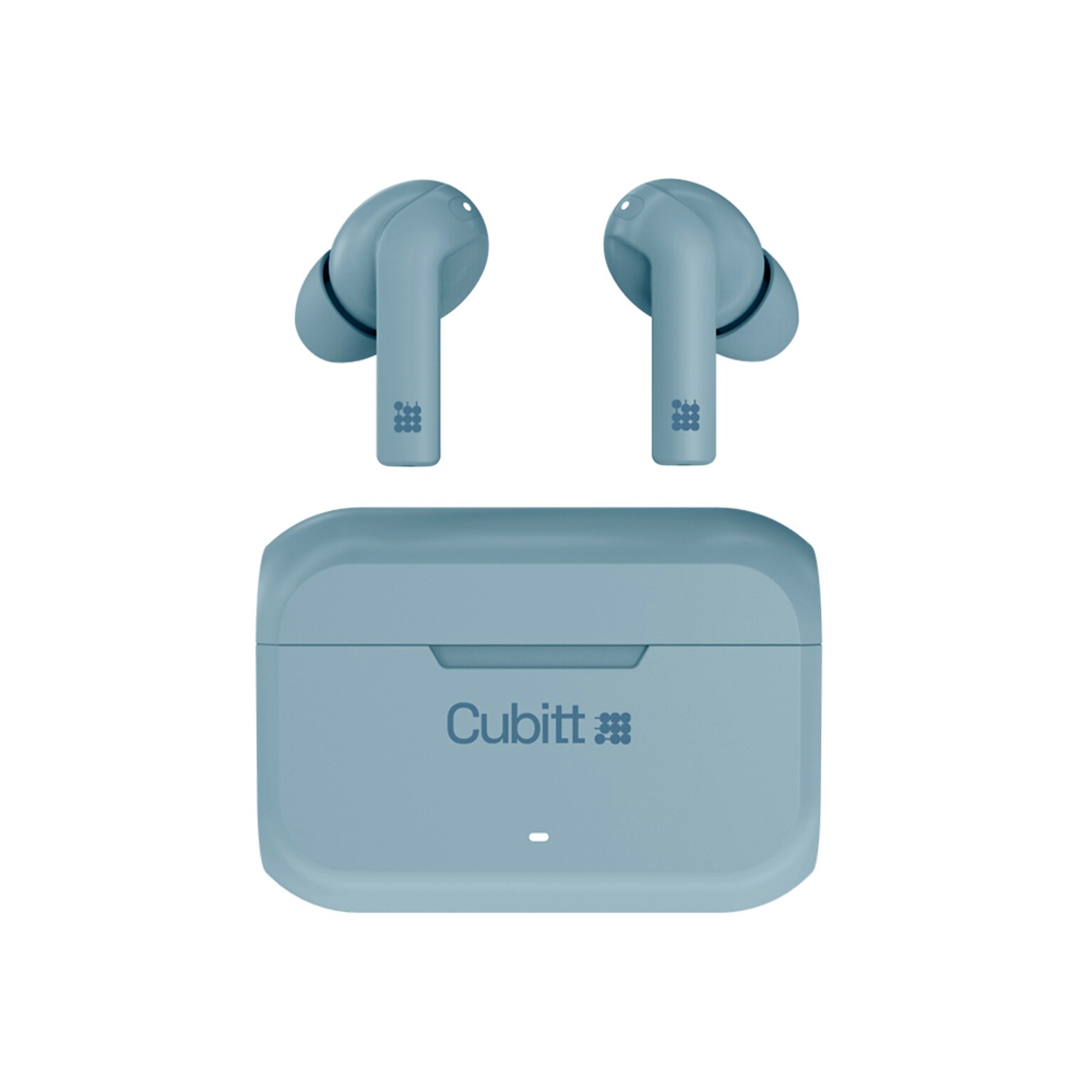 Cubitt Gen 2 Wireless Active Noise Canceling Earbuds, Bluetooth, Blue (CTEG2-2)