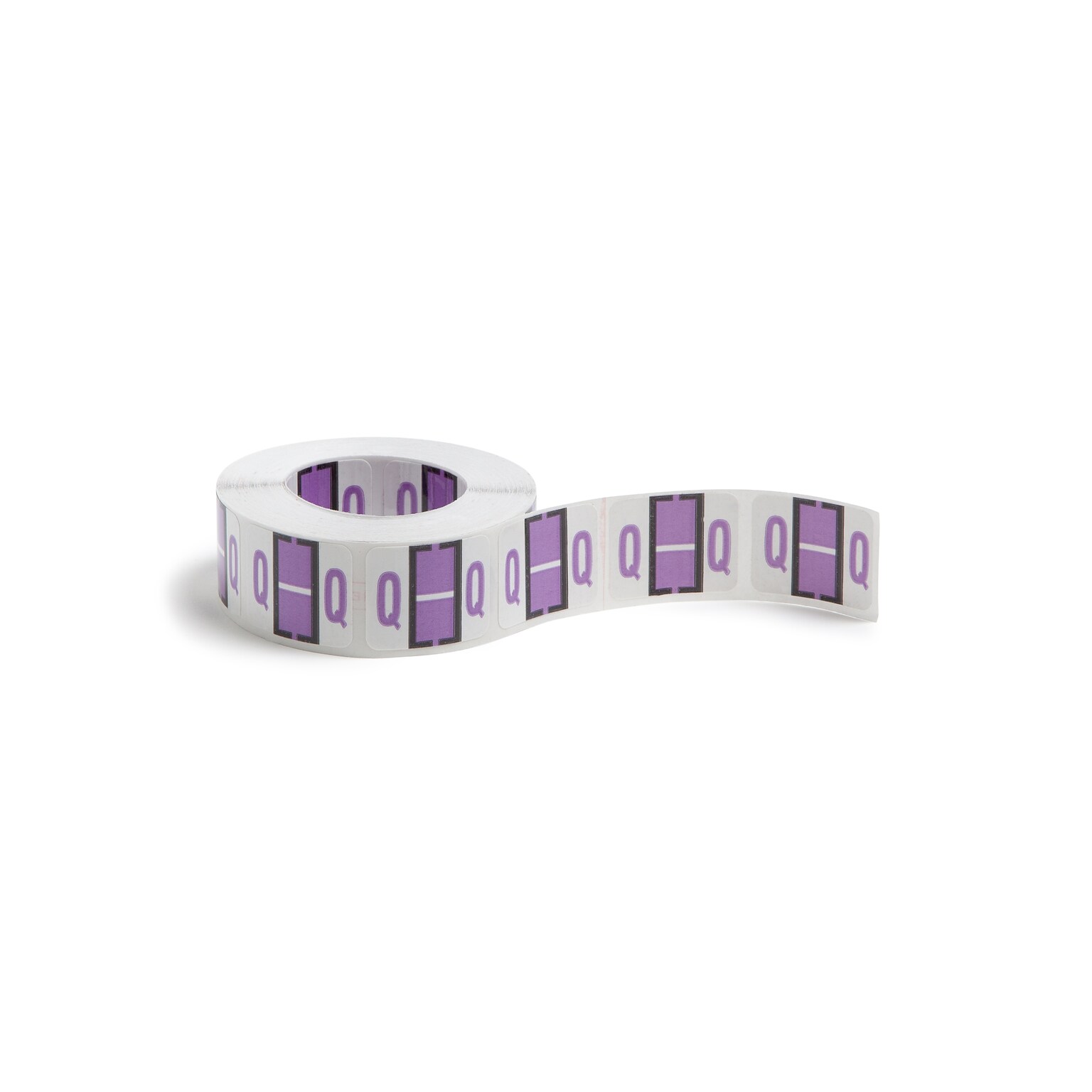 Smead BCCR Labels File Folder Label, Q, Lavender, 500 Labels/Pack (67087)