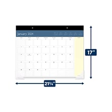 2024 AT-A-GLANCE QuickNotes 22 x 17 Monthly Desk Pad Calendar (SK0312-00-24)