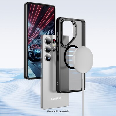 SaharaCase Venture Phone Case for Galaxy S25 Ultra, Shock Absorbing, Scorpion Black (CP00758)