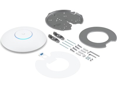 Ubiquiti U7 Pro AX 5.7 Gbps Tri Band PoE WiFi 7 Access Point, White (U7-PRO-US)
