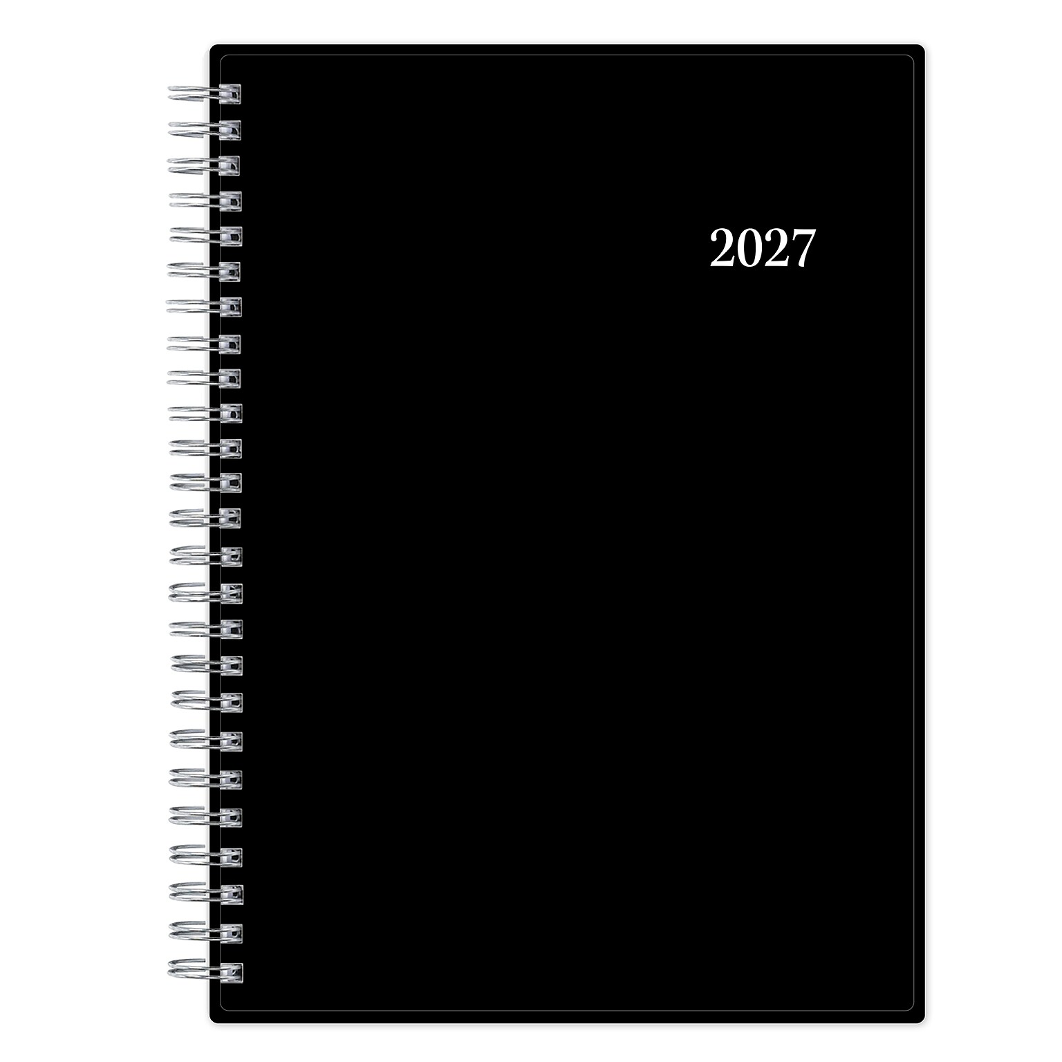 2027 Blue Sky 5.875 x 8.625 Day-to-Day Calendar, Black (160971)