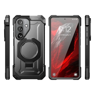 SUPCASE UBGrip MagSafe Phone Case for Galaxy S26, Shock Absorbing, Black (GA843439160828)