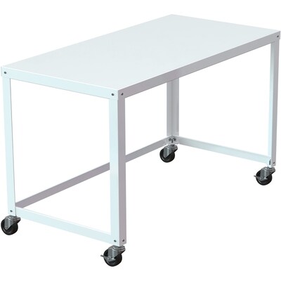 Lorell SOHO 48 W Personal Mobile Desk, White (LLR34418)