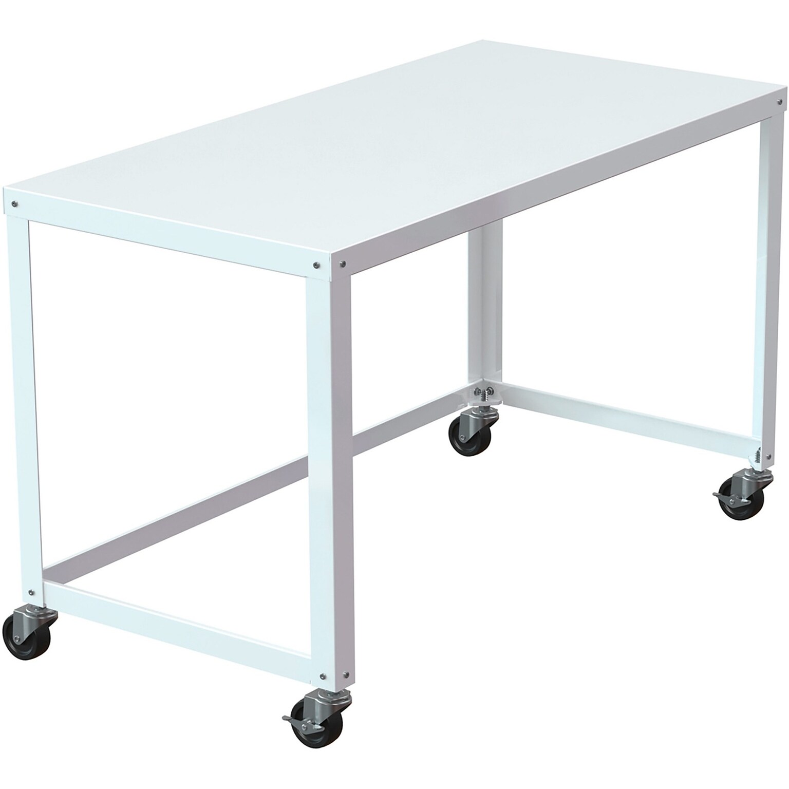Lorell SOHO 48 W Personal Mobile Desk, White (LLR34418)