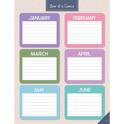 Carson Dellosa Education Crafty and Cool Undated Lesson Planner, 8" x 11", 128 Pages (CD-105056)