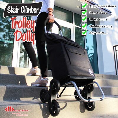 Dbest Stair Climber Trolley Dolly, Black (01-571MB)