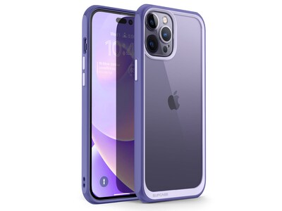 SupCase Unicorn Beetle Deep Purple Slim Case for iPhone 14 Pro Max (SUP-iPhone2022Pro-6.7-UBStyle-Mauve)