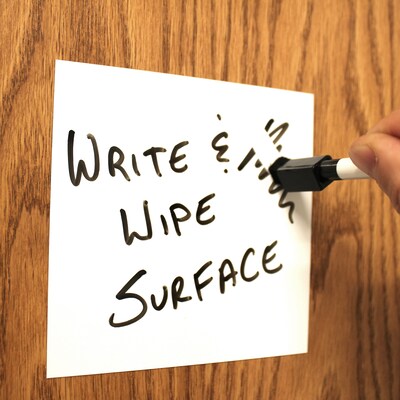 Flipside Dry-Erase Mobile Stickables Whiteboard, 3 x 3, 26/Pack (FLP92233)