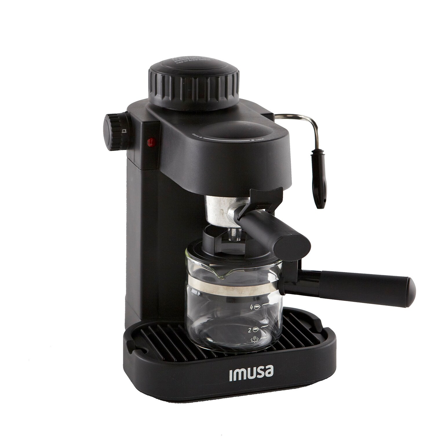Imusa 4-Cups Steam Espresso Machine (GAU-18202)