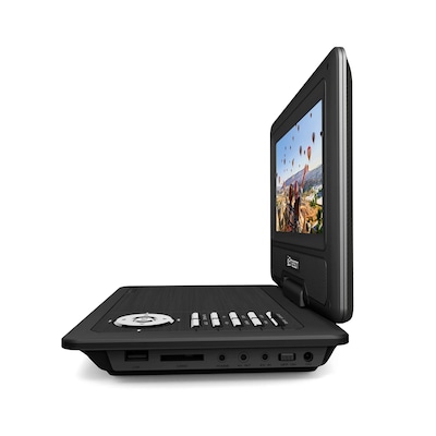 Emerson EPD-7001A Portable 7" DVD Player with Built-In Speaker, Rechargeable Battery, and 180° Swivel Screen