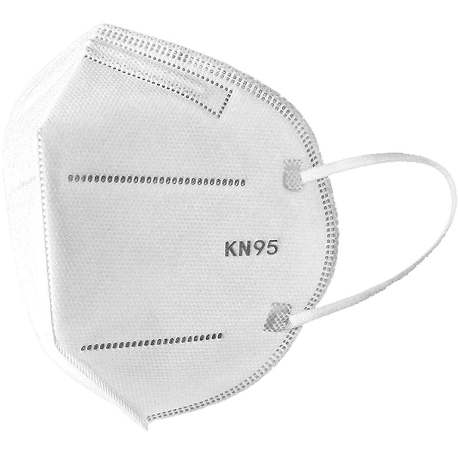 WeCare Disposable KN95 Face Mask, Adult, White, 20 Masks/Box, 50 Boxes/Pack (TBN202737)