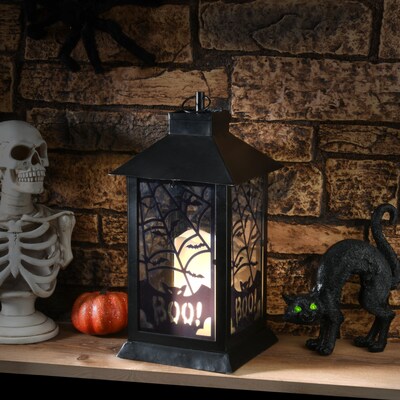 National Tree Company 16 Black Halloween Bats Lantern (RAH-YG179333-1)