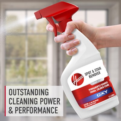 Hoover Oxy Spot & Stain Remover Spray, Liquid, Clean Scent, 22 oz., AH31602