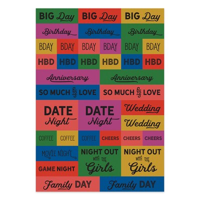 TF Publishing Mom Life Planning Stickers, Assorted Colors, 190 Stickers/Pack (99-2105)