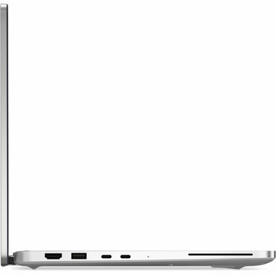 Dell Pro 14 Plus 14" LCD AI Laptop, AMD Ryzen 5 Pro, 16GB RAM, 512GB SSD, 14.5 Hour Battery, Windows 11 Pro, Silver (92XY7)