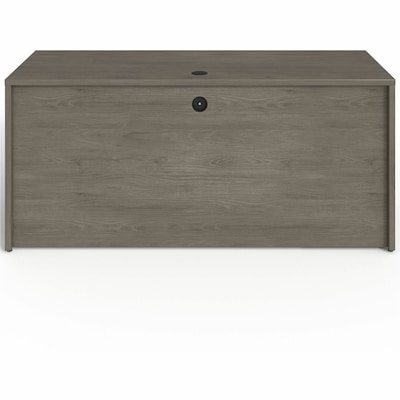 Lorell Prominence 2.0 Left-Pedestal Credenza (LLRPC2466LGE)